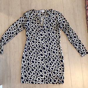 Dvf printed tunic dress 2